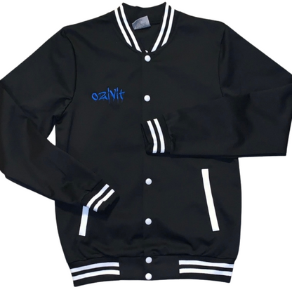 OZIVIT MENS BASEBALL JACKET BLUE