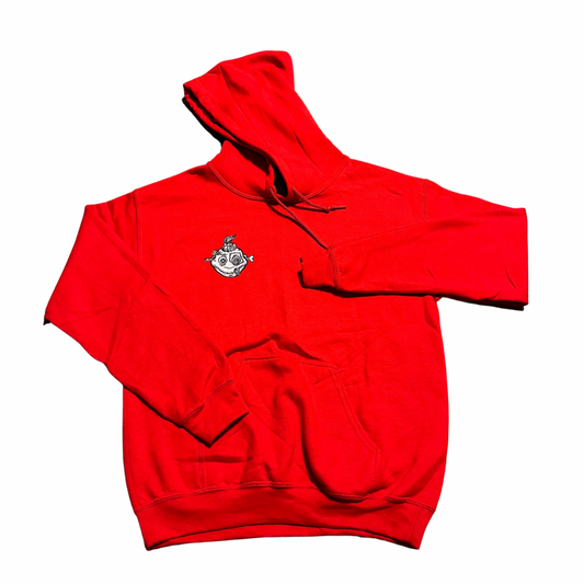 OZIVIT HOODIE RED/WHITE BOY LOGO