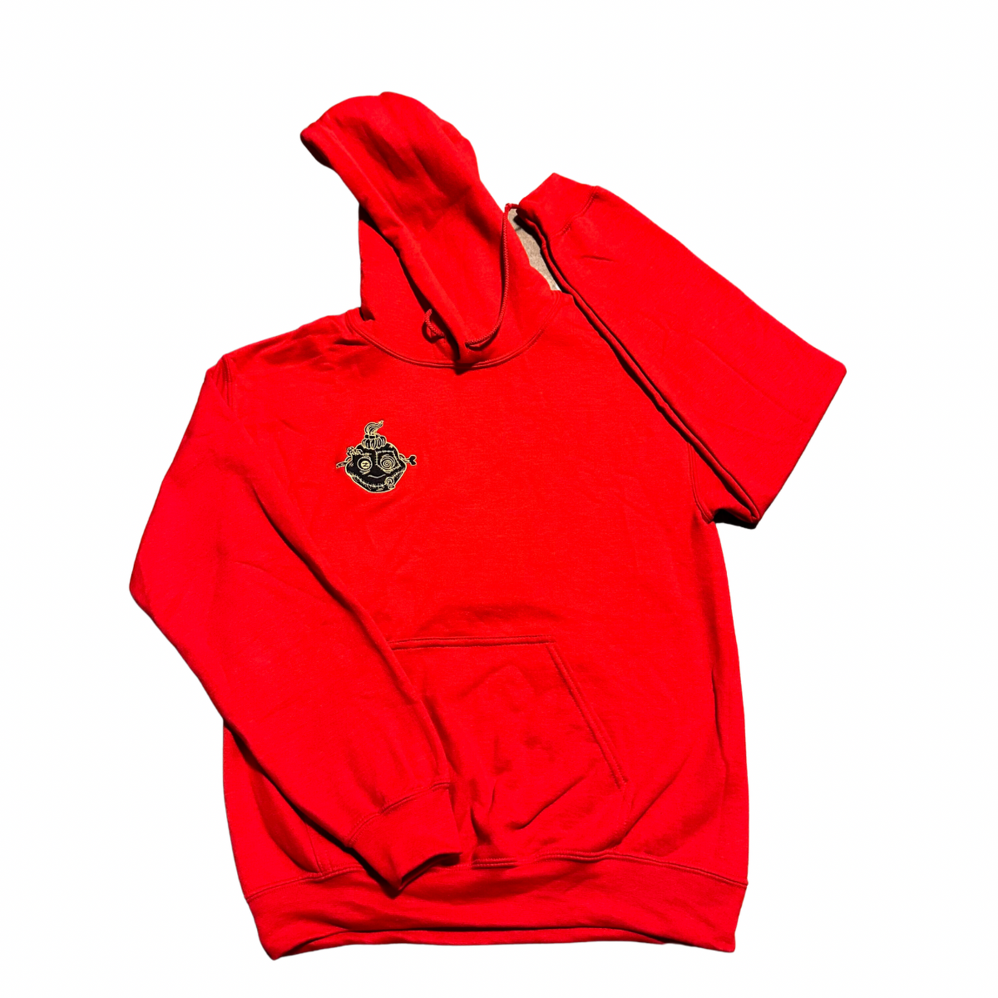 OZIVIT HOODIE RED/BLACK/GOLD BOY LOGO