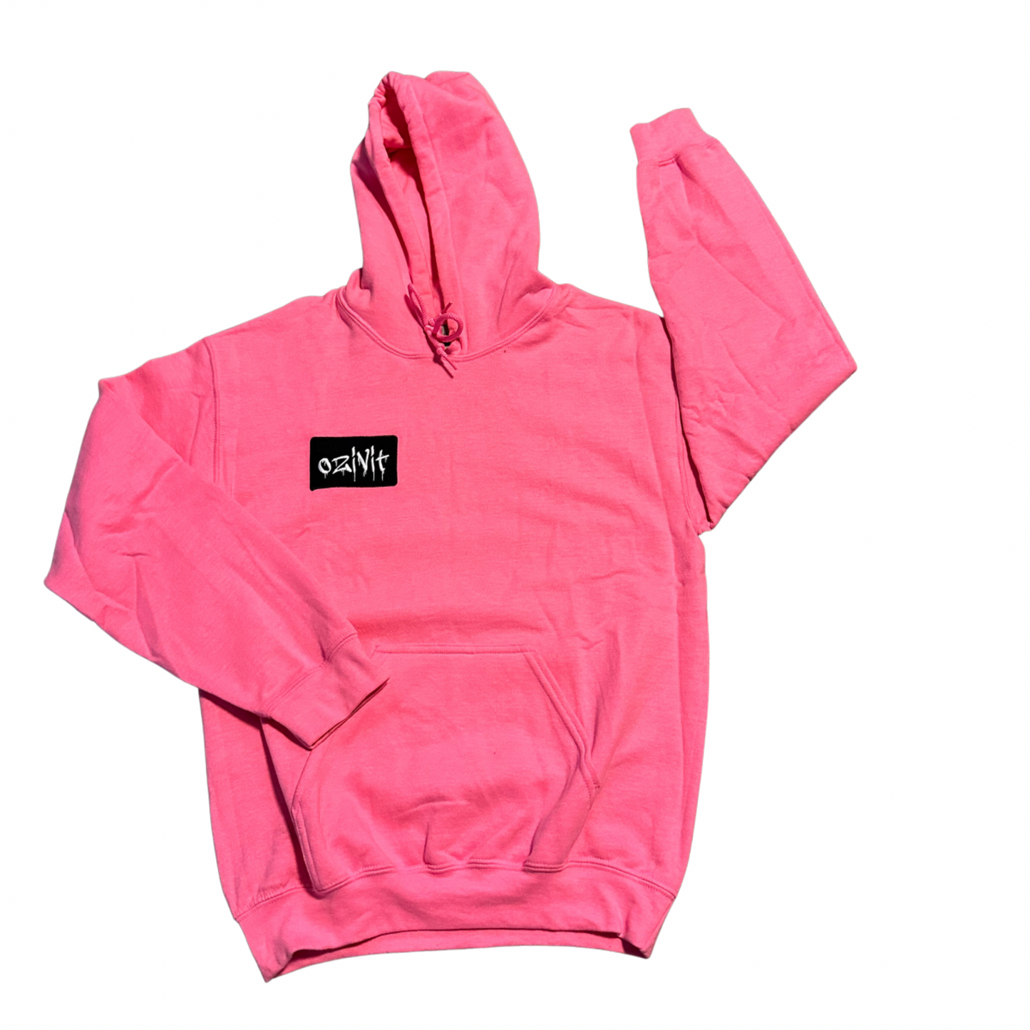 OZIVIT HOODIE BOX LOGO PINK