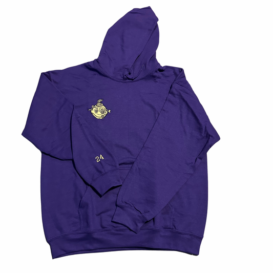 OZIVIT HOODIE BABY MASON LOGO PURPLE/GOLD