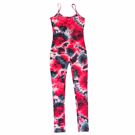 OZIVIT ONE PIECE JUMPSUIT PINK/BLACK