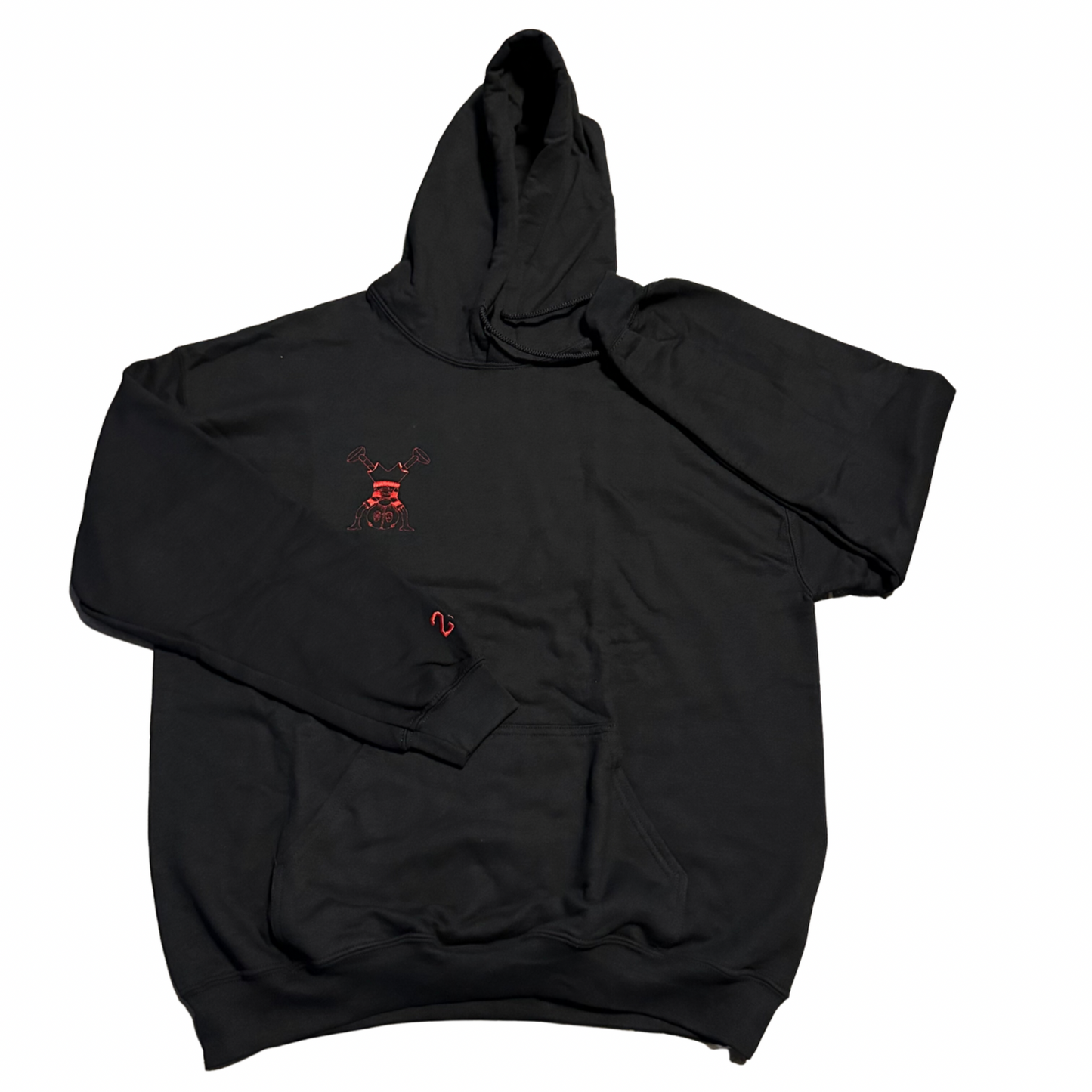 OZIVIT HOODIE BLACK/RED BOY LOGO