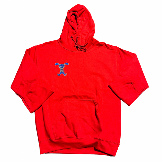 OZIVIT HOODIE RED/BLUE/GOLD GIRL LOGO