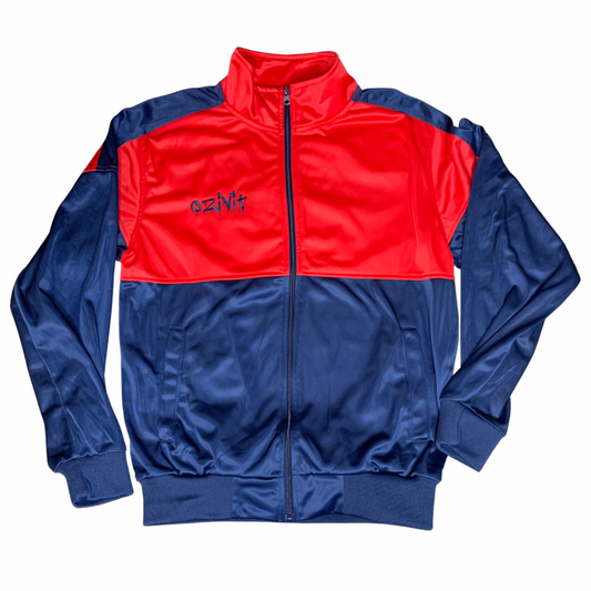 OZIVIT MENS TRACKSUIT NAVY/RED