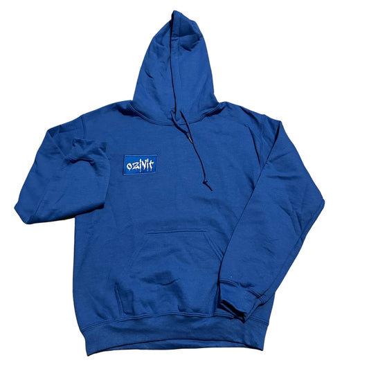 OZIVIT HOODIE BLUE/WHITE BOX LOGO