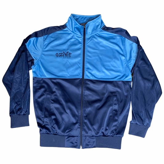 OZIVIT MENS TRACKSUIT NAVY/LIGHT BLUE